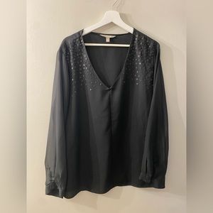 Banana Republic Factory Black Blouse
